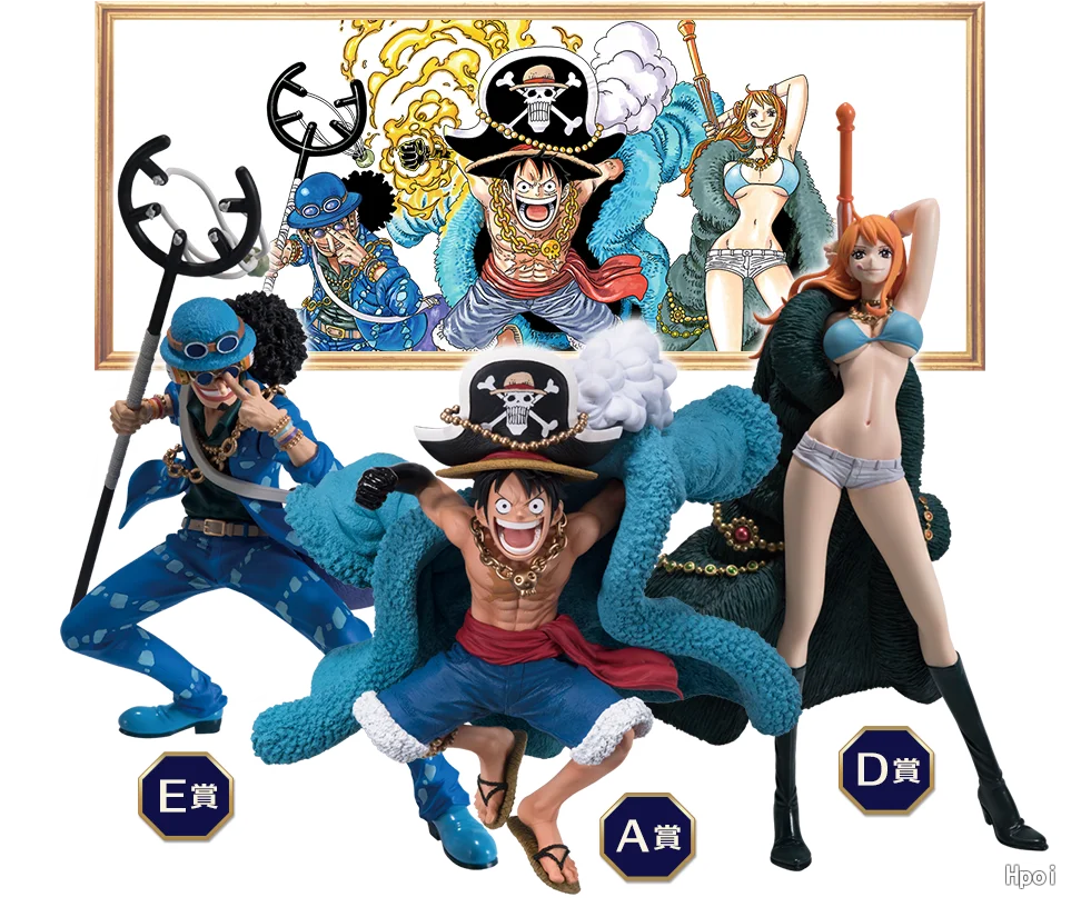 11CM Anime One Piece Usopp Figure 20th Anniversary Blue Set Doll Model Toy Gift Collection Aciton Figure PVC - Image 6