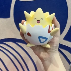 Kawaii Pokemon Happy Togepi Anime Figure Car Desktop Ornament Cute Model Doll Boys And Girls Toys Surprise Gift Collectible