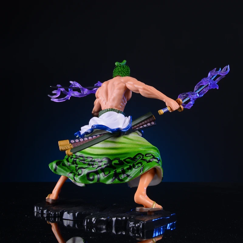 New 20cm One Piece Anime Figure GK Roronoa Zoro Action Figure PVC Collection Cartoon Model Doll Gift Toys Decoration - Image 4