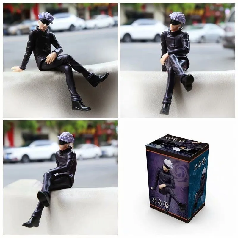 11cm New Gojo Satoru Anime Jujutsu Kaisen Action Figure Itadori Yuji Seated Noodle Stopper Model Toys Japanese Dolls Hobbies - Image 6