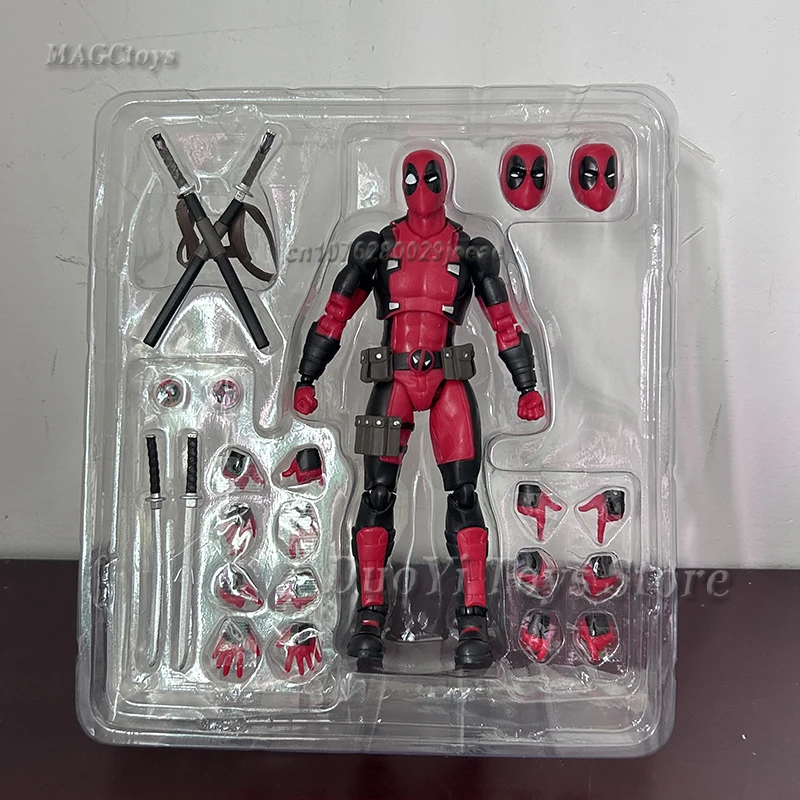 Mafex 082 X-Men Deadpool Action Figure Comic Version Collectable Model Toy Doll Gift - Image 7