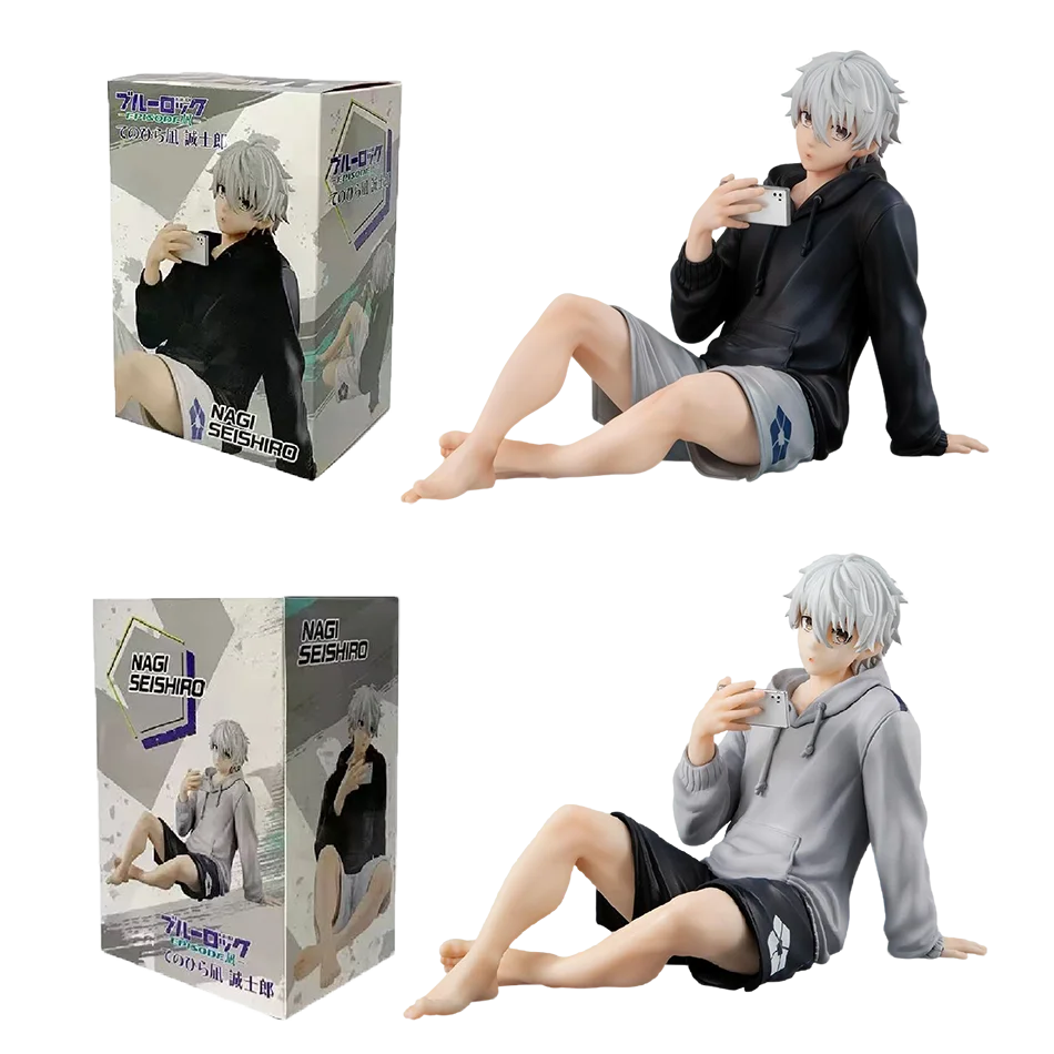 BLUE LOCK Action Figures Nagi Seishiro Anime Figure Sitting Figurine PVC Collectible Model Kids Doll Toys Gifts - Image 9