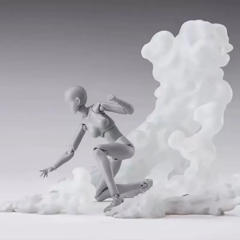 Body Kun Chan S.H.Figuarts EFFECT SMOKE White Ver. Accessories for SHF Compatible With Shf Movable Dolls