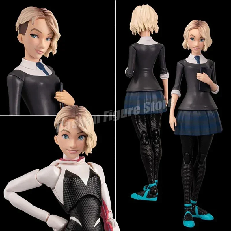 Sv Action Spider-Man: Across the Spider-Verse Figure Spider Man Gwen Stacy Miles Morales Action Figures Peter Parker Model Toys - Image 4