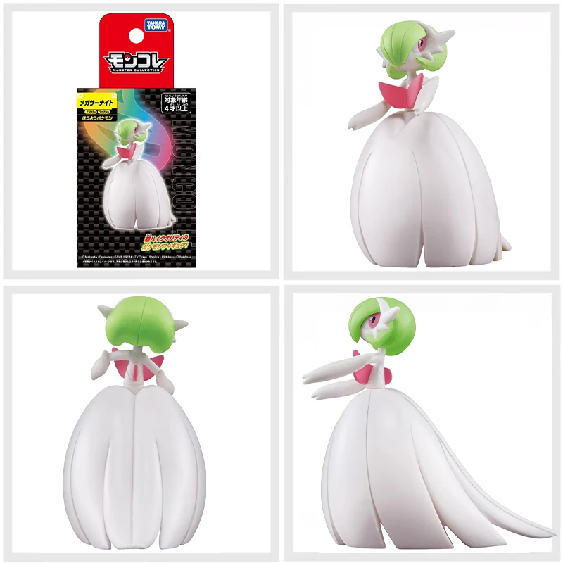 Tomy Original Pokemon Figurine Toys Shiny Mega Gardevoir Lucario Charizard X Sableye Mewtwo Mawile Collectible Model Dolls Gifts