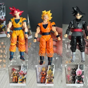 Dragon Ball Z Super Saiyan Full Power Son Goku God Sun Wukong Black Goku Zamasu Action Figure Anime S.H.Figuarts Model Toy Gift