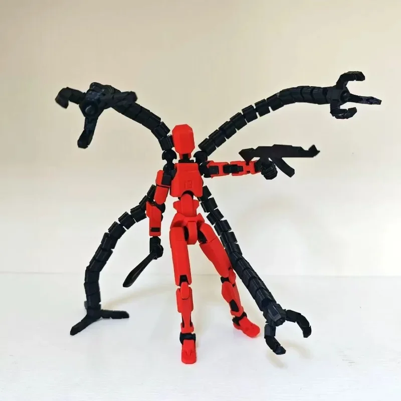 3D Printed Mannequin T13 Tentacle Series Toys Action Figures Multi-Jointed Movable Shapeshift Robot Parent Child Games