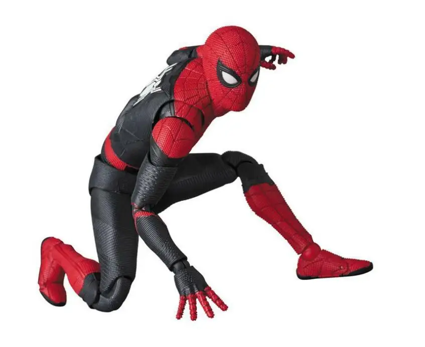 Mafex 113 Spider-Man BJD Spiderman Super Hero Far From Home Figure Model Toys for Kids 15cm - Image 4