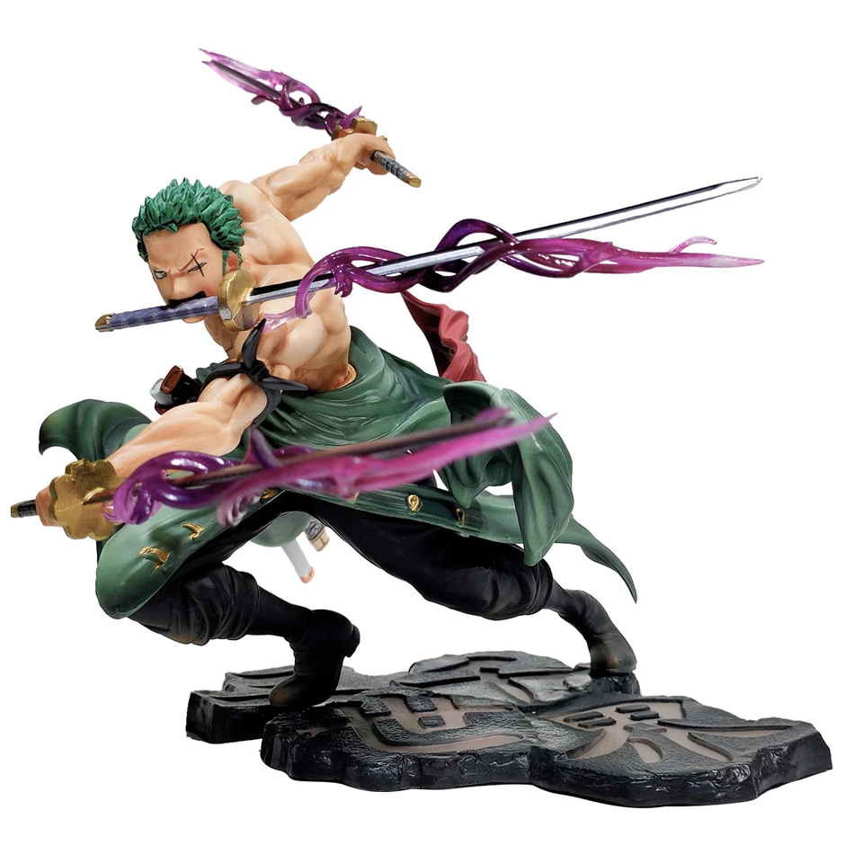 One Piece 10CM Figure Toys Anime GK Roronoa Zoro Three-blade Sa-maximum PVC Action Collection Figurine Models Dolls Gifts Kids - Image 8