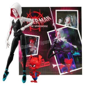 Sv Action Spider-Man: Across the Spider-Verse Figure Spider Man Gwen Stacy Miles Morales Action Figures Peter Parker Model Toys