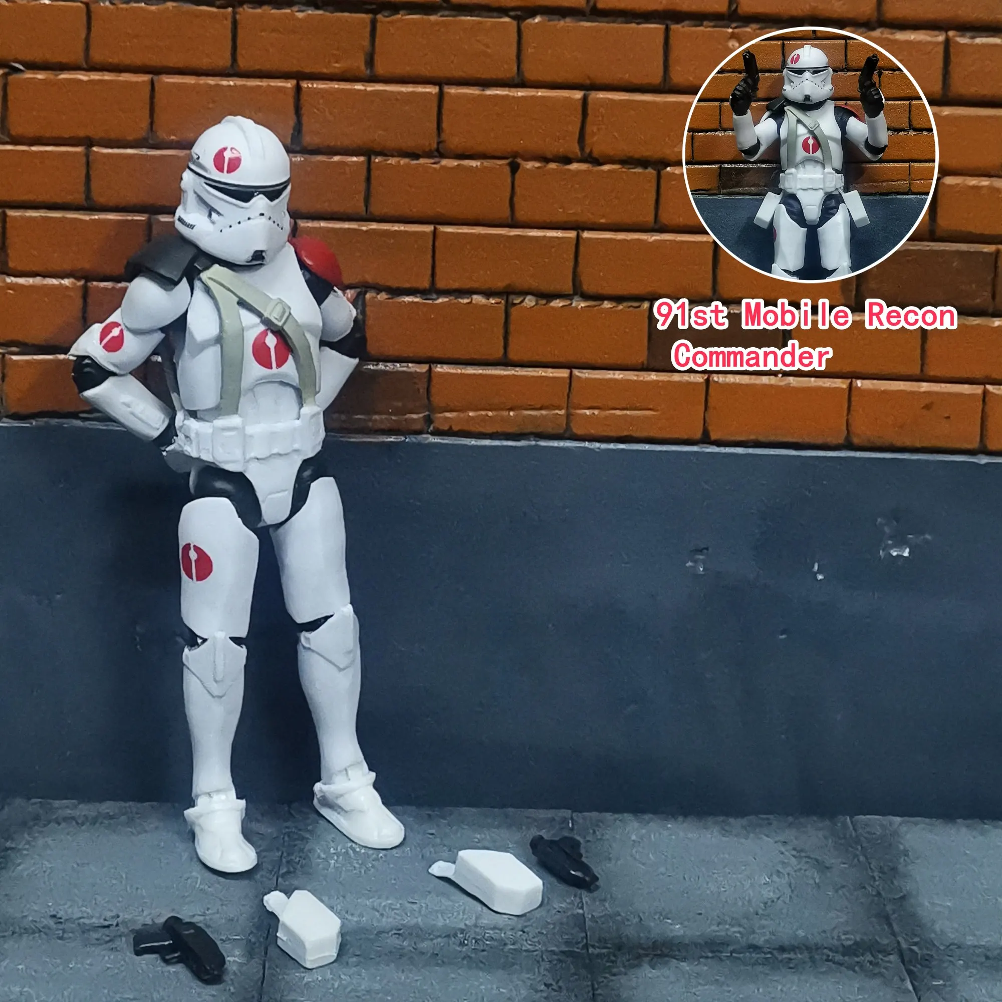 Star Wars 3.75 Inch 1/18 501st 212th 91st Clone Trooper Captian Rex Commander Neyo Action Figure Toys Model Loose - Image 12