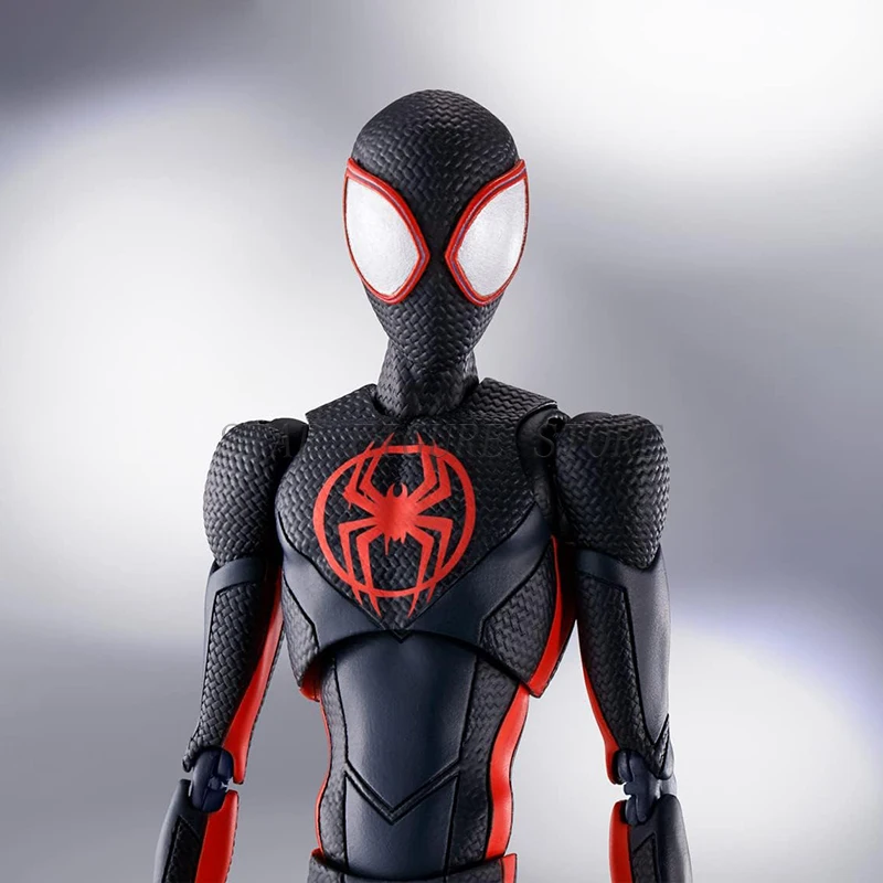 SHF Spider-Man Across the Spiderverse Miles Morales Action Figure PVC Collectible Model 15cm Marvel CT Spiderman Figurine Toys - Image 5