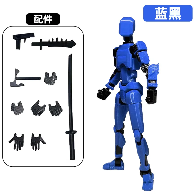 Dummy 13 Action Figure Toys for Kids Lucky 13 Multi Jointed Movable Shapeshift Robot 3D Printed Man Action Figures Children Toy - Image 17