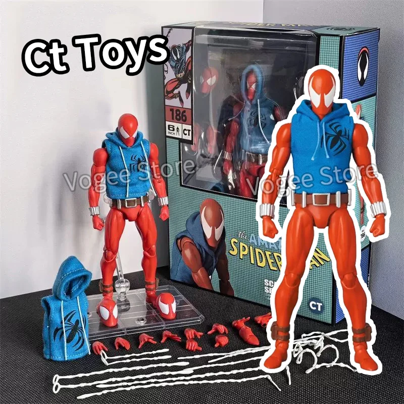 Ct Toys Spiderman Mafex 185 Classic Costume Anime Figure Ver Miles Morales 2099 Spider-man Action Figure Figurine Toys Kids Gift - Image 5