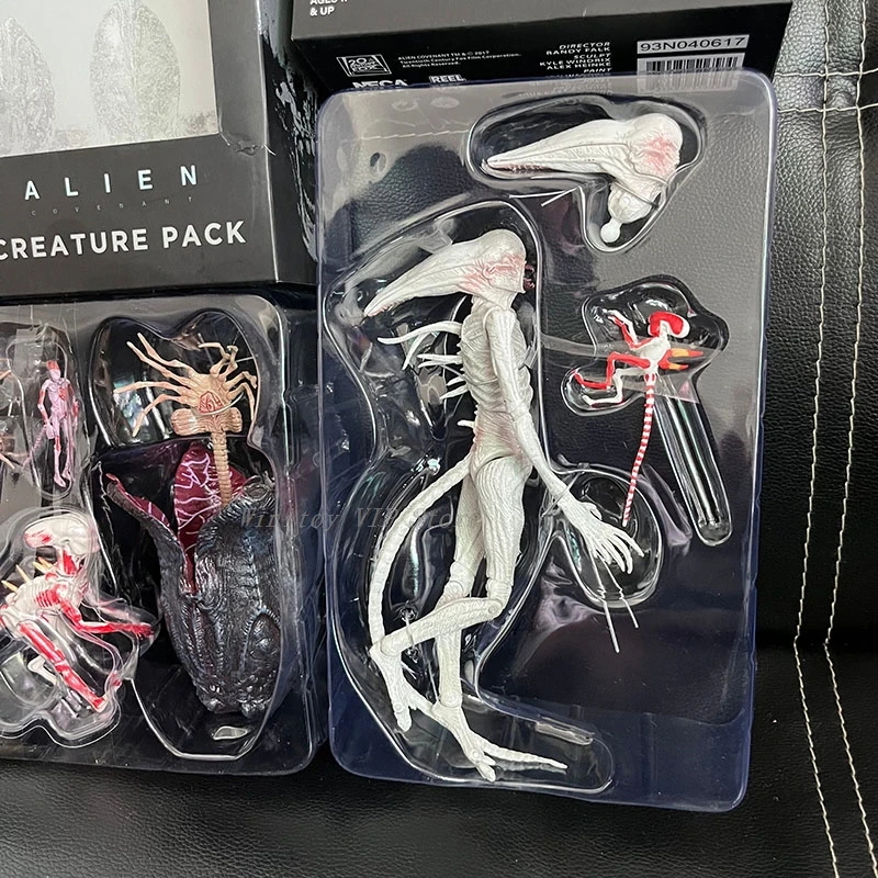 Alien Xenomorph Figure Alien VS Predator Neomorph Model Creature Pack Action Figures Collectible Toy Doll Birthday Gifts