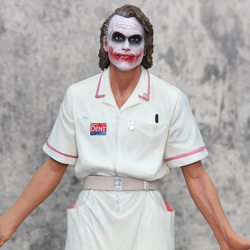 High Quality Heath Ledger Joker as Nurse The Dark Knight of the Batman Action Figure Toys 54cm - Image 4