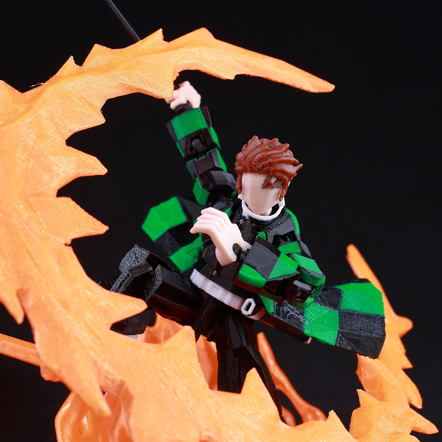 9L3D Printed Demon Slayer AKAZA Tanjiro Kamado Lucky Dummy 13 Movable Shapeshift Action Figures Mannequin Toys for Anime Fans - Image 5