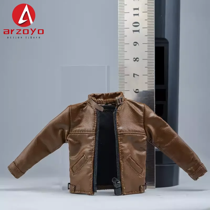 1/12 Scale Male Soldier Leather jacket Clothes Model Fit 6'' Logan Romankey Ant Notaman Male Soldier Action Figure Body - Image 12