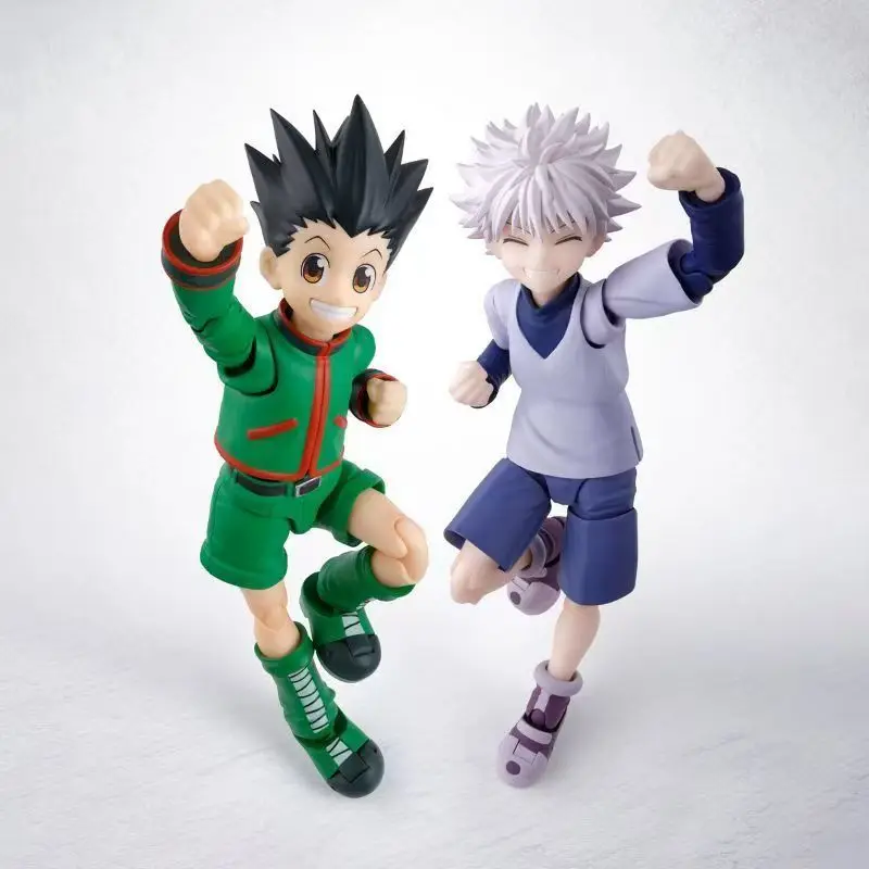 In Stock Shf Figuarts Shf Hunter X Hunter Killua Zoldyck Gon Anime Action Figure Model Finished Ornaments Gift Collection Toys