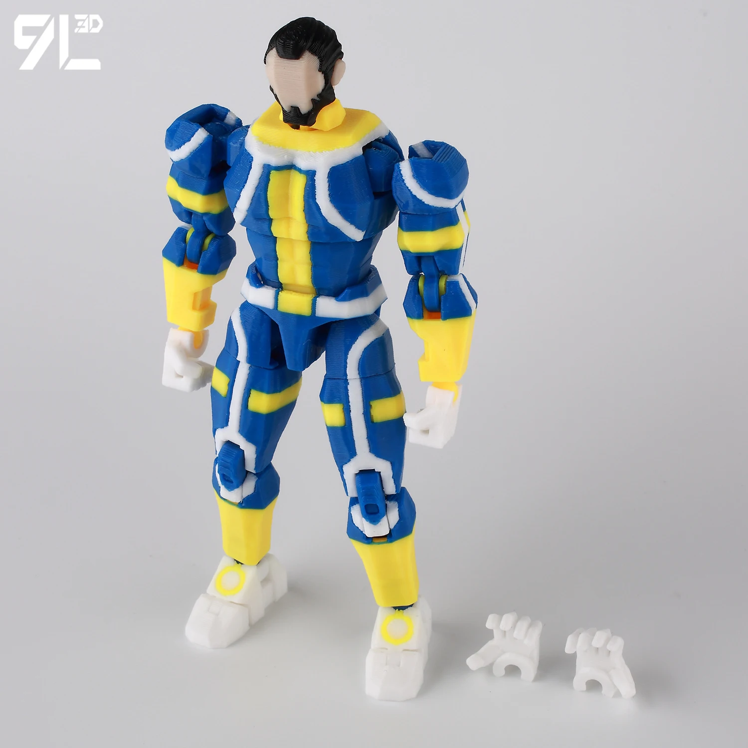 9L3D Superhero Team Invincible Boy Heroes Action Figure Lucky13 Dummy13 Multi-Colored T13 Multi-Jointed Collectible Toys Titan13 - Image 23