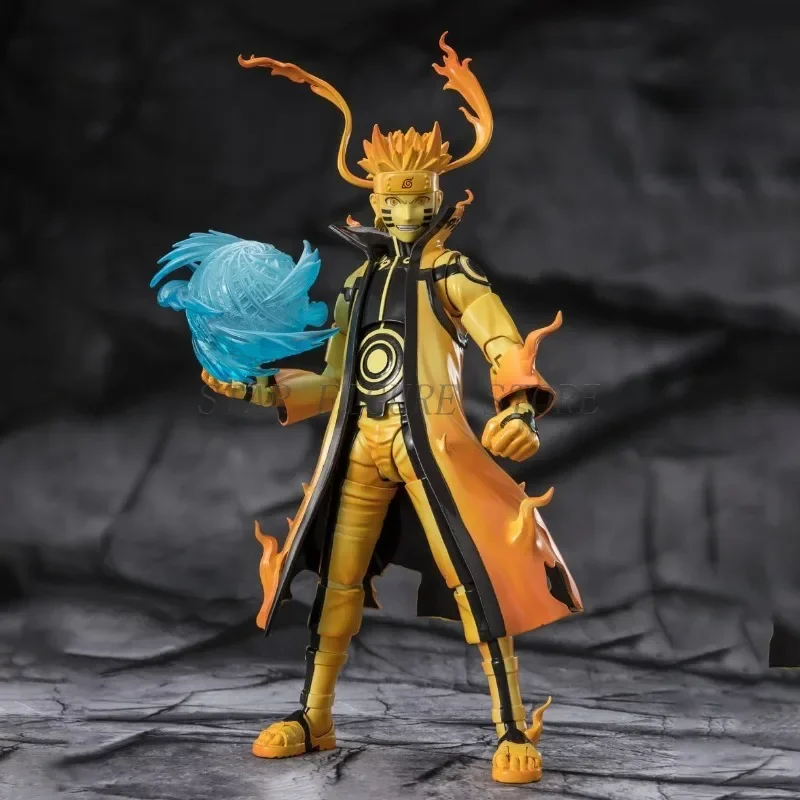 Anime Shf Uzumaki Naruto Action Figure Naruto Kurama Link Mode Courageous Strength That Binds Figurine PVC Model Toys Collection