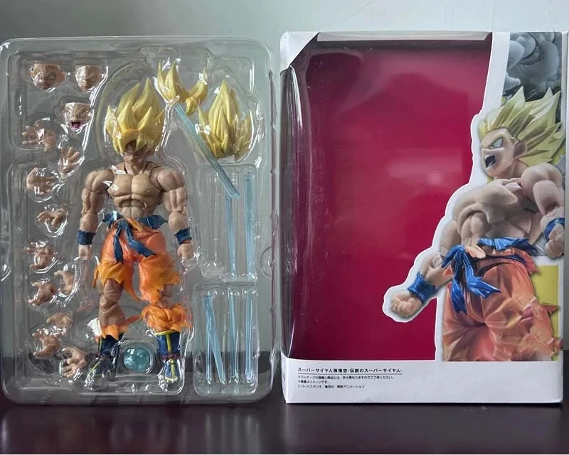 Dragon Ball Z Son Goku SSJ Battle Damage Legendary Super Saiyan Action Figure Model Toys Joint Movable Doll Christmas Present - Image 7