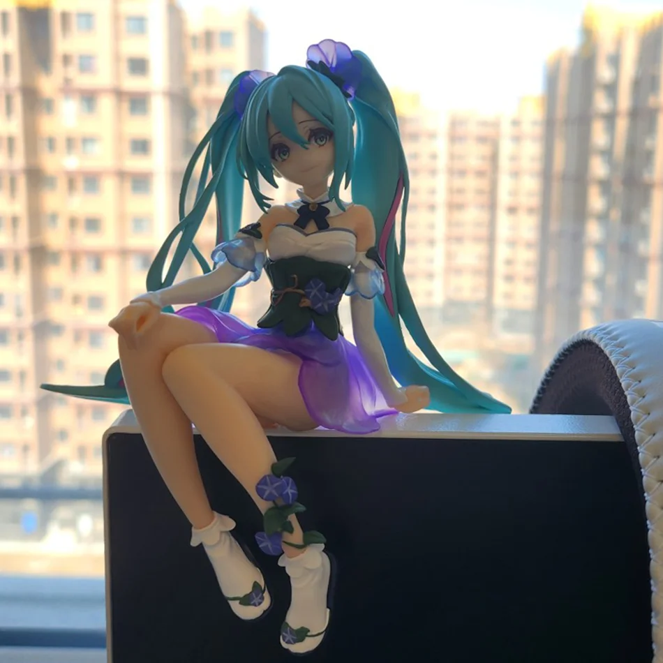 New Hatsune Miku Anime Figure Toys Flower Fairy MIKU 3 Kinds Kawaii Cartoon PVC Action Figurine Model Dolls Birthdays Gifts Kids - Image 5