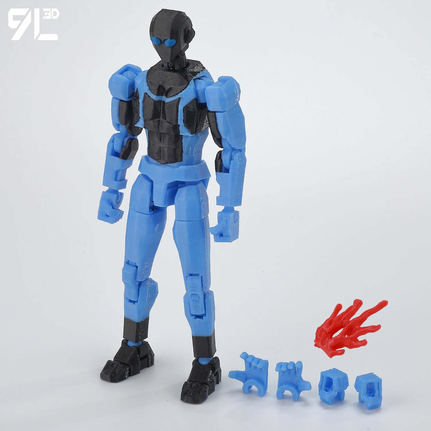 9L3D Superhero Team Invincible Boy Heroes Action Figure Lucky13 Dummy13 Multi-Colored T13 Multi-Jointed Collectible Toys Titan13 - Image 9