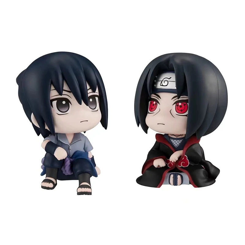 9cm Naruto Anime Figure Naruto Kakashi Action Figure Q Version Kawaii Sasuke Itachi Figurine Car Decoration Collection Model Toy - Image 3