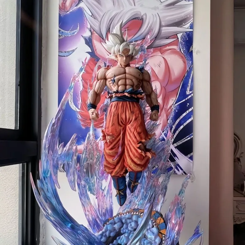 Cool Dragon Ball Goku Creative Personality Anime Figure Model Statue Living Room Desktop New Fashion Decoration Ornament Gift