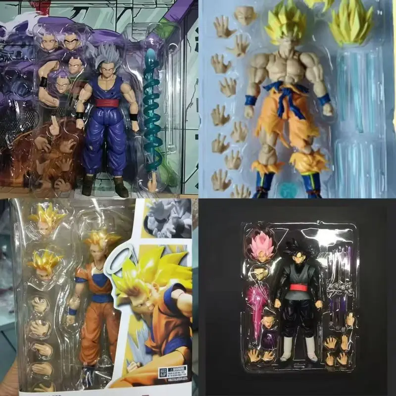 Shf Dragon Ball New Black Goku Saiyan Zamasu Pink-Jointed Action Figure Model Figurine Anime Collection Decoration Model Toys - Image 6