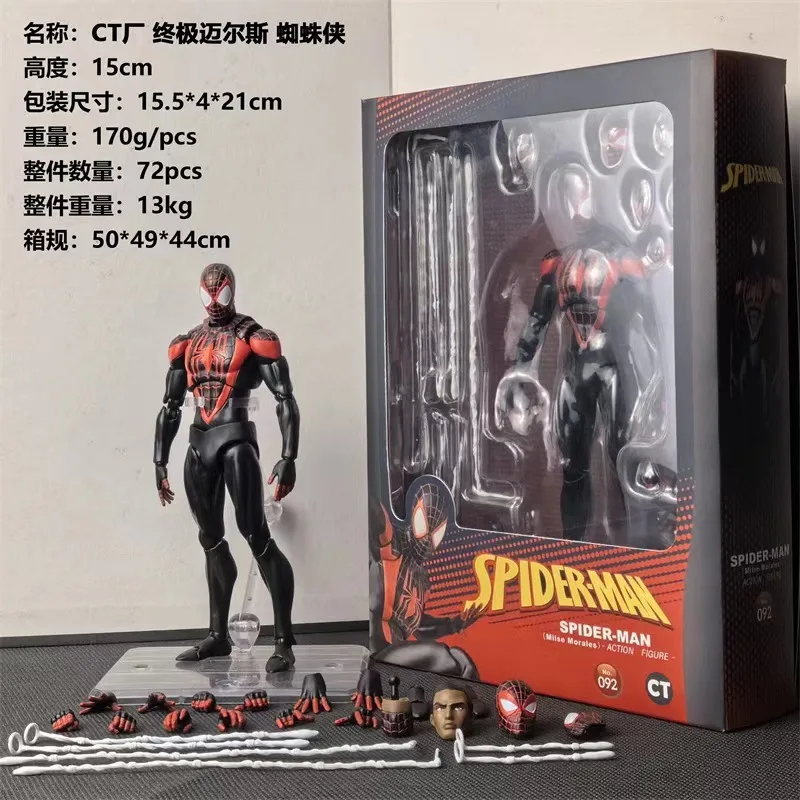 Ct Toys Spiderman Mafex 001 Peter Parker Andrew Garfield The Amazing Spider-Man Shf Anime Action Figure Customized Ct Factory - Image 18