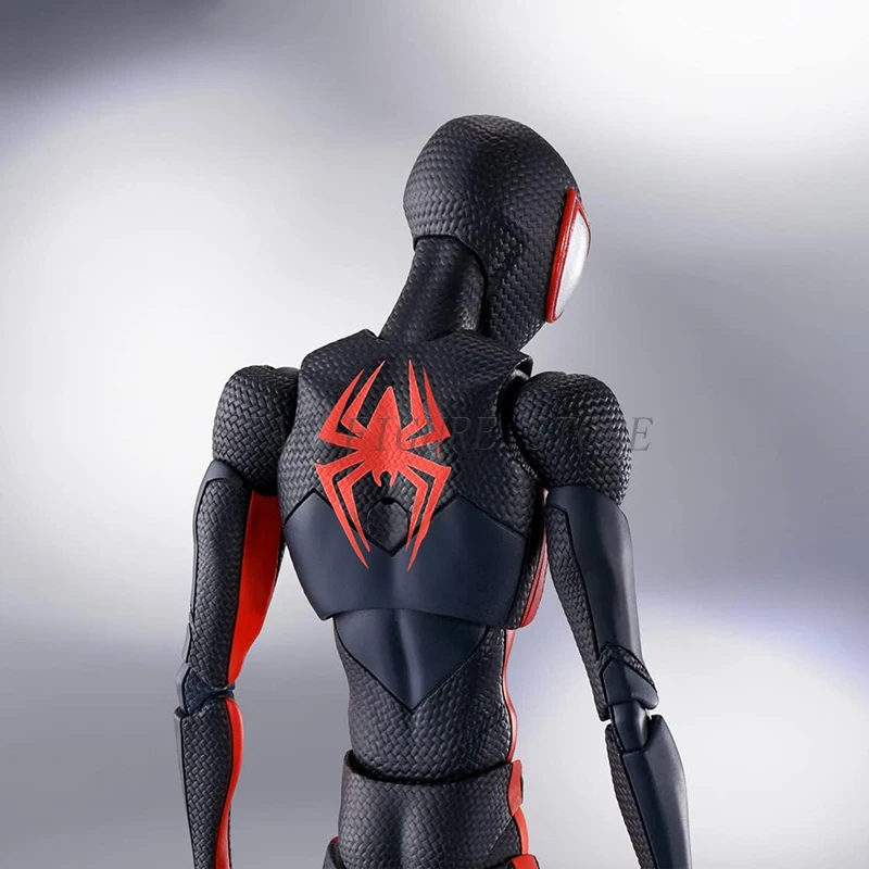 SHF Spider-Man Across the Spiderverse Miles Morales Action Figure PVC Collectible Model 15cm Marvel CT Spiderman Figurine Toys - Image 3
