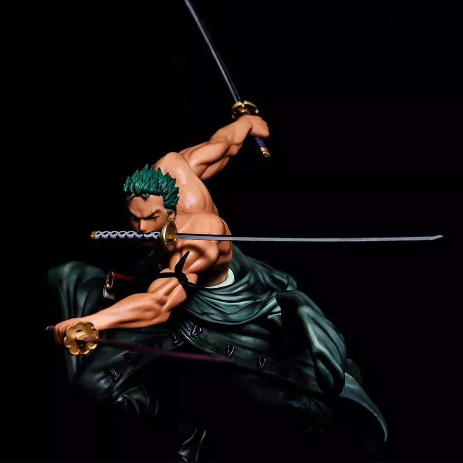 One Piece 10CM Figure Toys Anime GK Roronoa Zoro Three-blade Sa-maximum PVC Action Collection Figurine Models Dolls Gifts Kids - Image 3