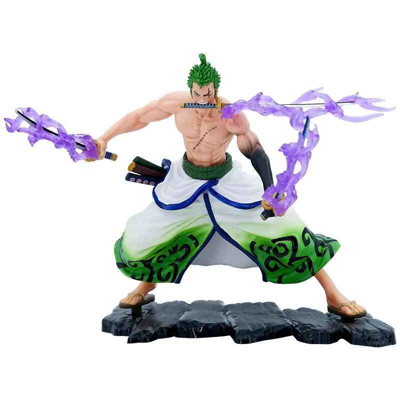 New 20cm One Piece Anime Figure GK Roronoa Zoro Action Figure PVC Collection Cartoon Model Doll Gift Toys Decoration - Image 7