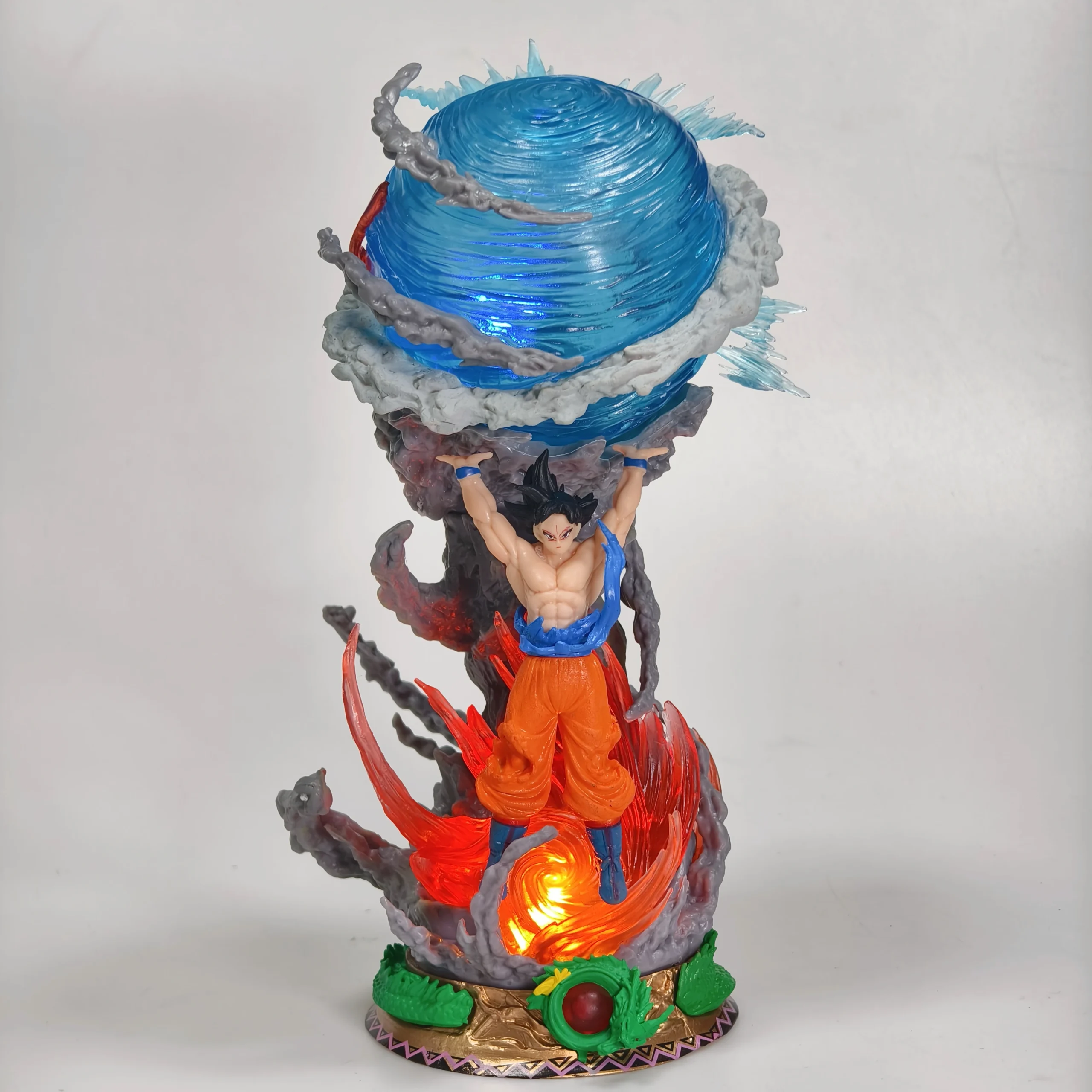 Dragon Ball Hunter Series: Gohan's Spirit Bomb Model Figure with Light-Up Anime Decoration Glow-in-the-Dark Night Light Effect - Image 7