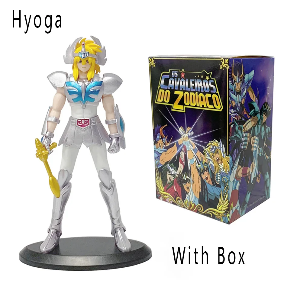 In Stock Anime Figure Phoenix Ikki Hyoga Seiya Shiryu Standing Armor Model Children's Toys PVC Box Desktop Collection Toys - Image 5