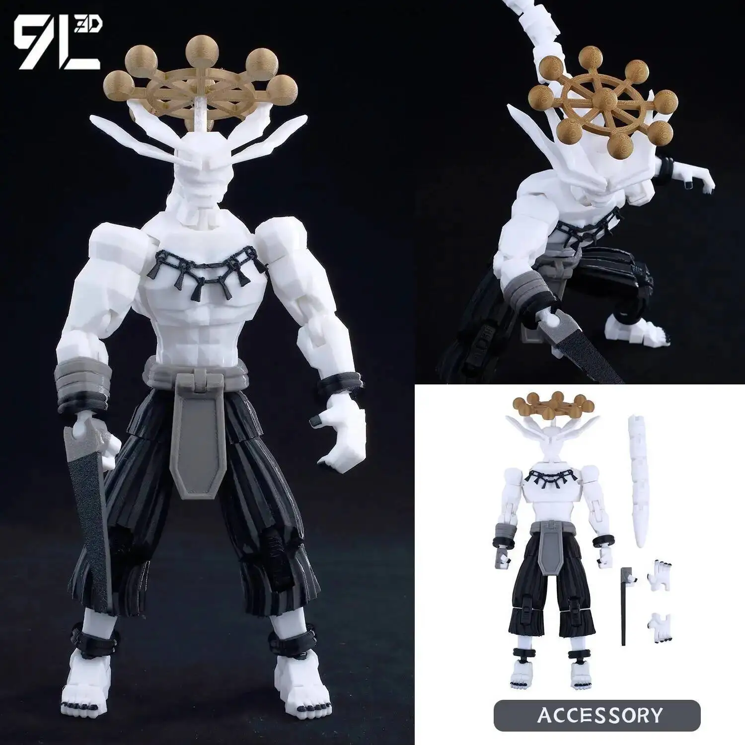 9L3D Lucky13 Gojo Sukuna Jujutsu Fushiguro Toji Gojo Satoru Action Figure Dummy13 T13 Multi-Jointed Collectible Toys Titan13 - Image 14