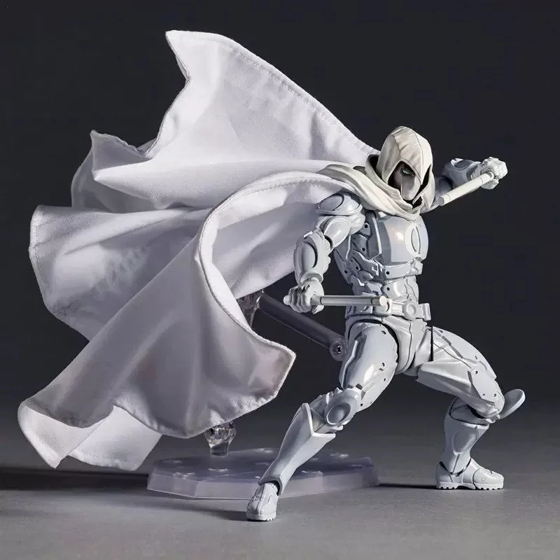 16cm Moon Knight Figure Revoltech Amazing Yamaguchi Marc Spector Action Figurine Collection Ornament Model Toys Birthday Gift - Image 5