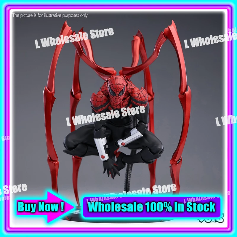 In Stock Mess Toys Superior Symbiote Scarlet Spider Ct Toys Spiderman Daredevil Batman Wolverine Anime Action Figure Gifts Toys