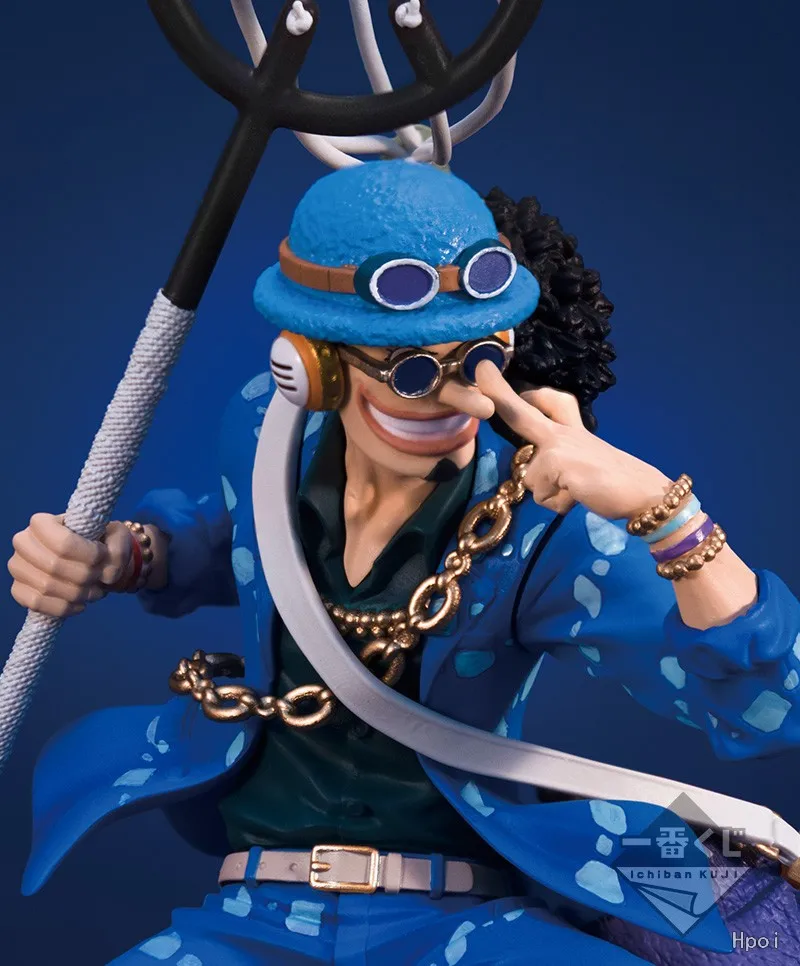 11CM Anime One Piece Usopp Figure 20th Anniversary Blue Set Doll Model Toy Gift Collection Aciton Figure PVC - Image 3