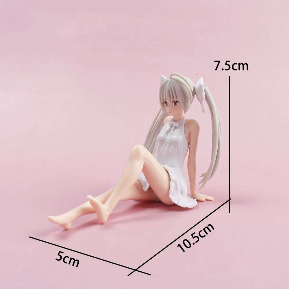 Anime Figure Cartoon kawaiii Yosuga no Sora Kasugano Sora sitting position Action Figure Host Computer Chassis Decor car Ornamen - Image 12