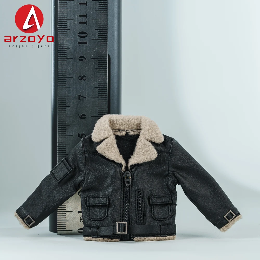 1/12 Scale Male Soldier Leather jacket Clothes Model Fit 6'' Logan Romankey Ant Notaman Male Soldier Action Figure Body - Image 10