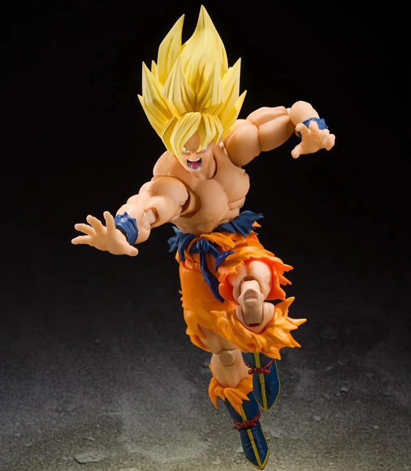 Dragon Ball Z Son Goku SSJ Battle Damage Legendary Super Saiyan Action Figure Model Toys Joint Movable Doll Christmas Present - Image 5