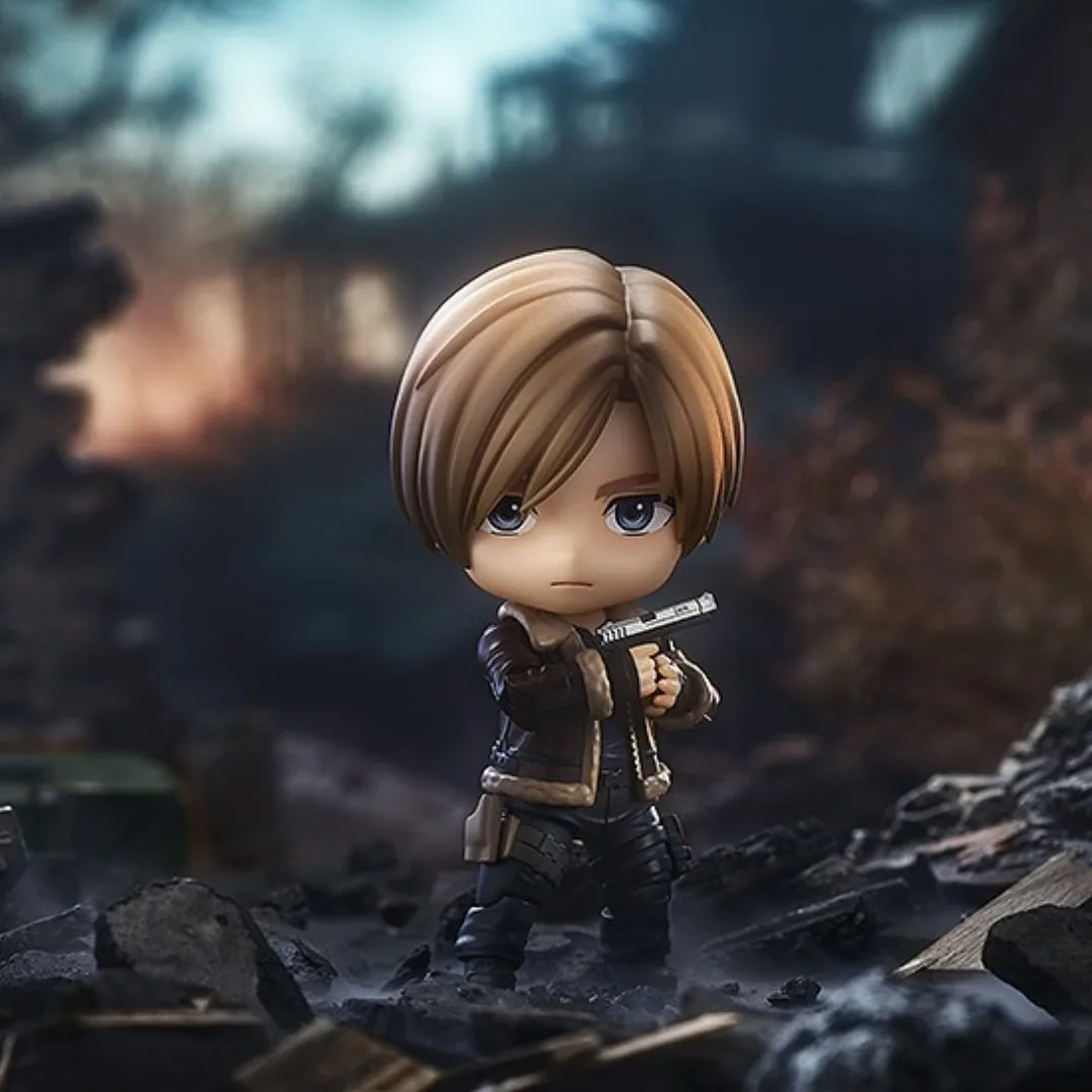 Aixlan #2337 Leon Scott Kennedy Figure 10cm Q Version Cute PVC Action Figure Amine Birthday Gift Collectible Figurine - Image 3