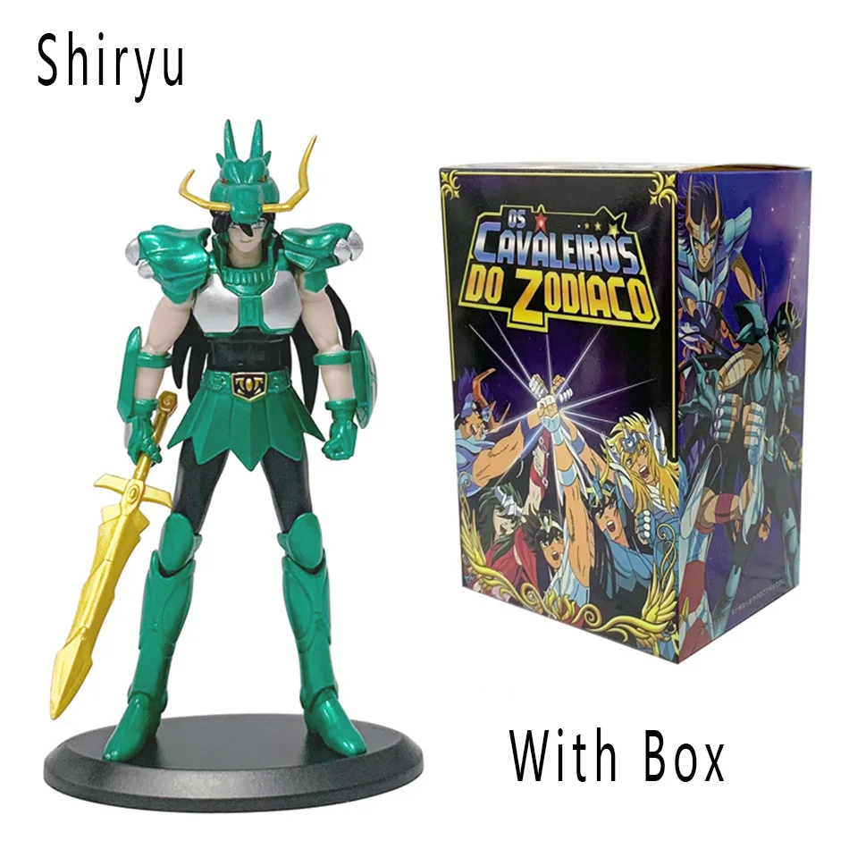 In Stock Anime Figure Phoenix Ikki Hyoga Seiya Shiryu Standing Armor Model Children's Toys PVC Box Desktop Collection Toys - Image 7