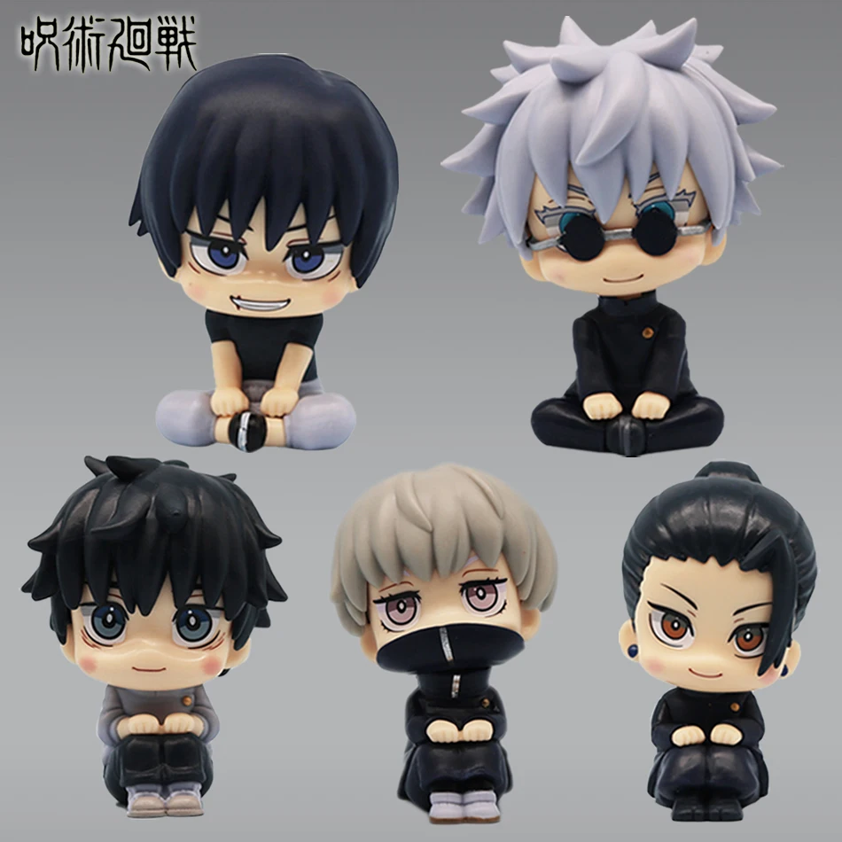 10cm Jujutsu Kaisen Mini Figures Satoru Gojo Figure Action Geto Suguru Figurine Q Version Anime Model PVC Collection Toys Statue