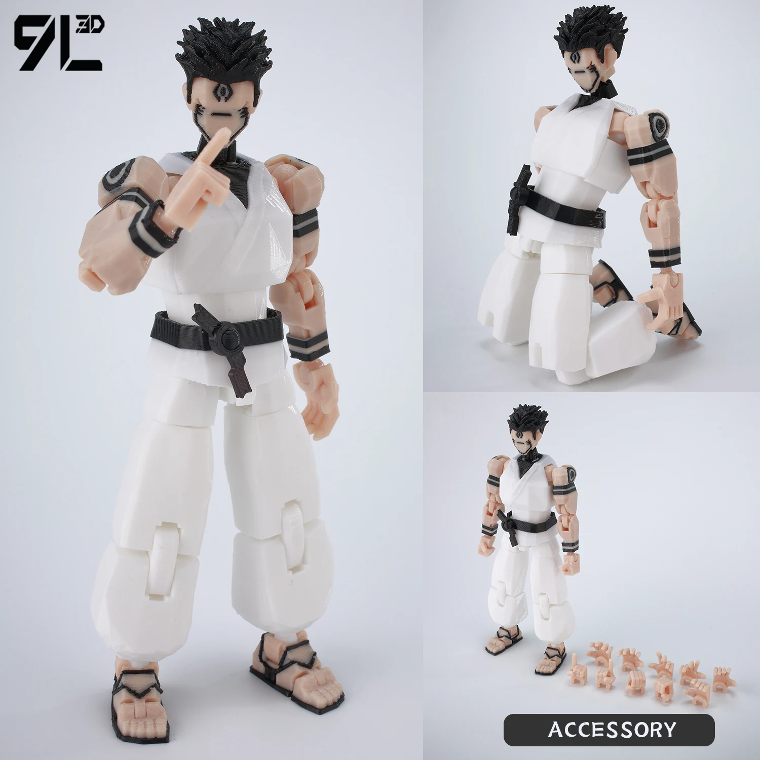 9L3D Lucky13 Gojo Sukuna Jujutsu Fushiguro Toji Gojo Satoru Action Figure Dummy13 T13 Multi-Jointed Collectible Toys Titan13 - Image 21