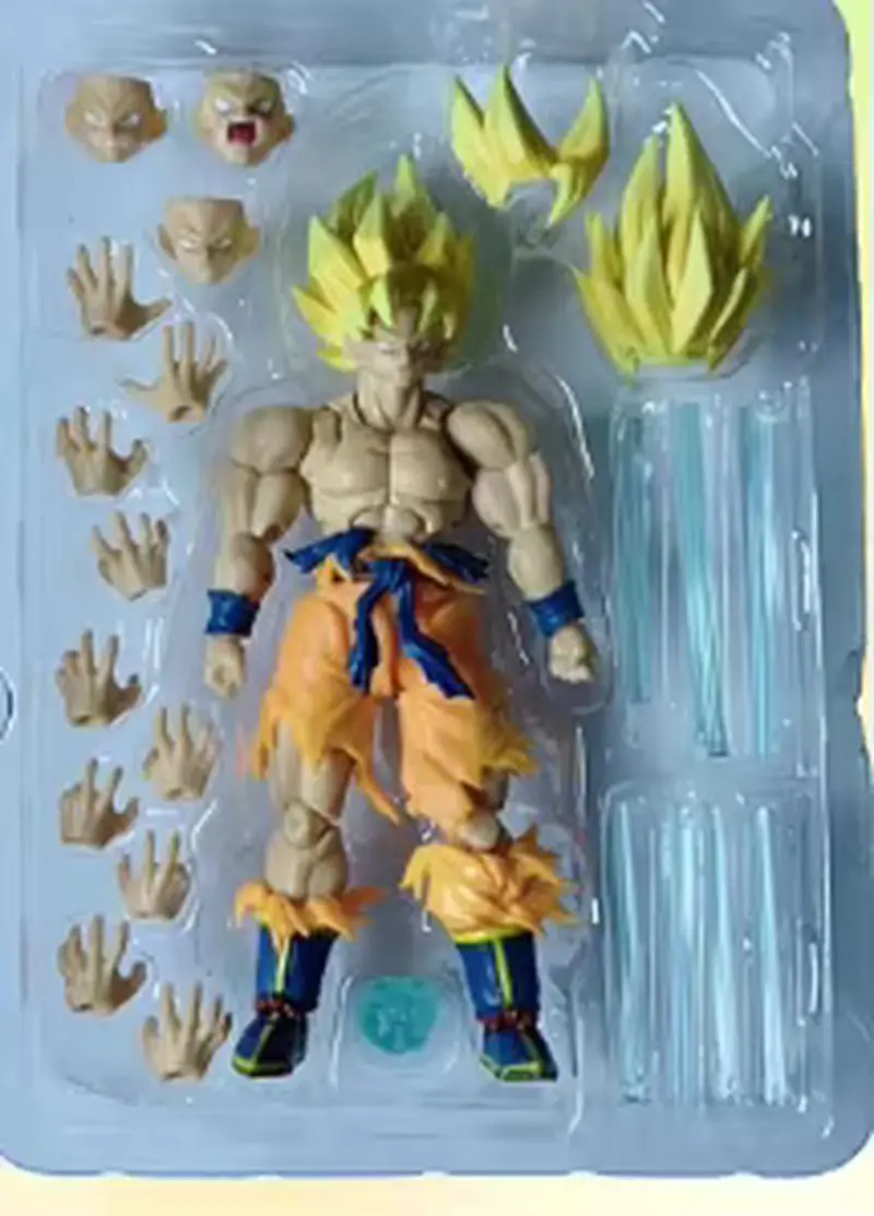 Shf Dragon Ball New Black Goku Saiyan Zamasu Pink-Jointed Action Figure Model Figurine Anime Collection Decoration Model Toys