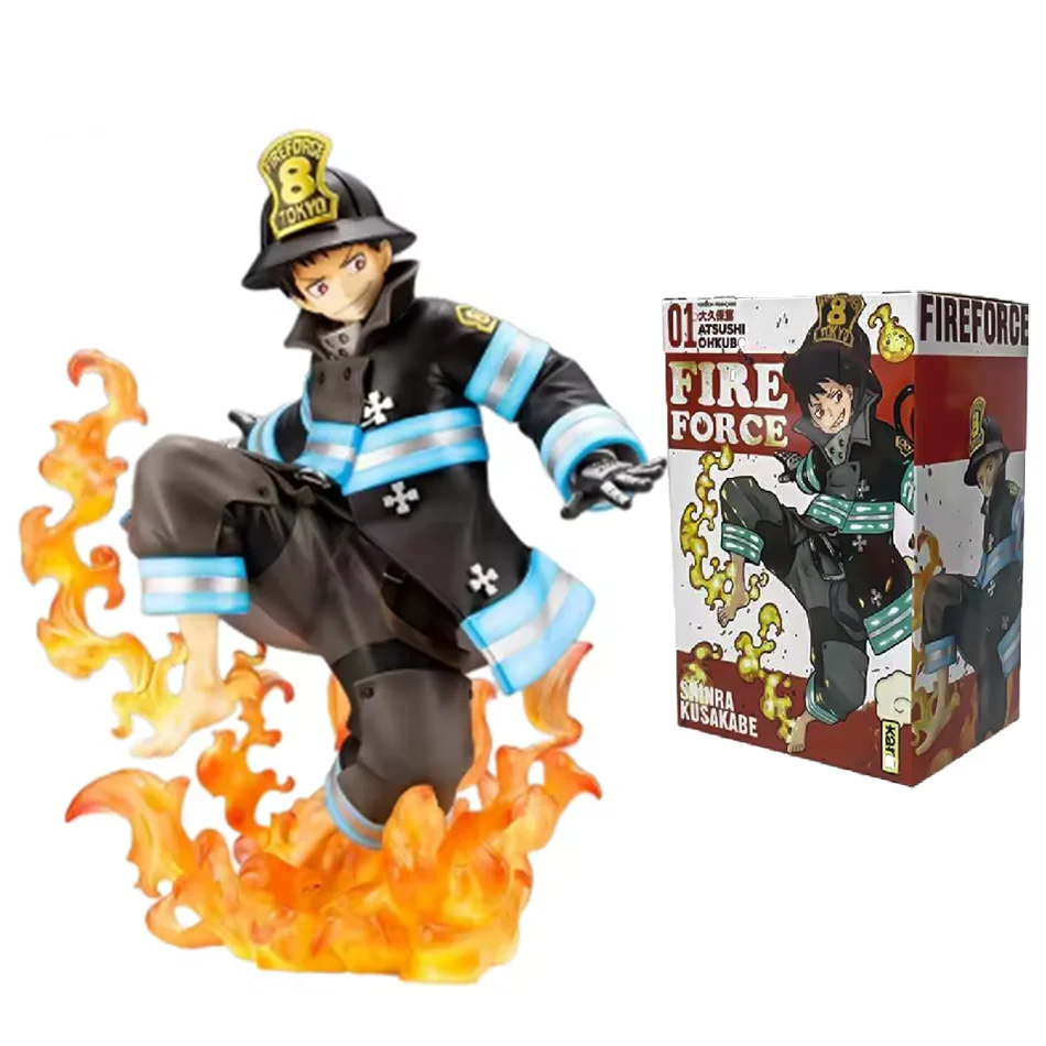 16CM Shinra Kusakabe Figure Anime Fire Force Special Effect Blood Desktop Doll Golf Model Toy Gift Collection Ornaments PVC - Image 8